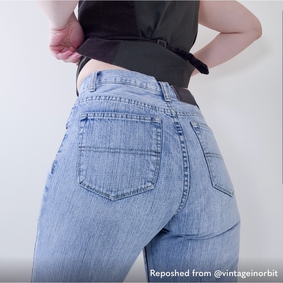 Nevada vintage straight leg y2k denim - washed out stone wash - Picture 2 of 9